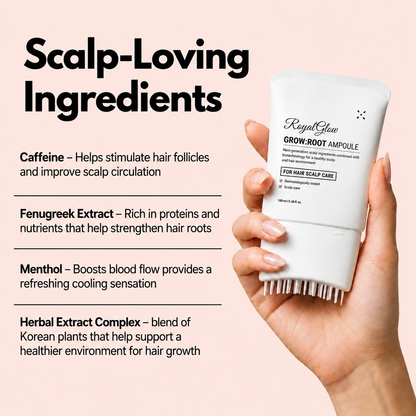 RoyalGlow Grow:Turn Ampoule – Scalp Care Serum for Hair Growth