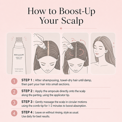 RoyalGlow Grow:Turn Ampoule – Scalp Care Serum for Hair Growth